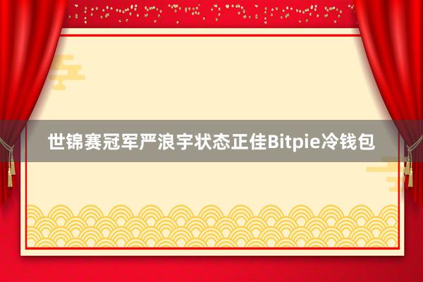 世锦赛冠军严浪宇状态正佳Bitpie冷钱包