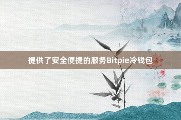 提供了安全便捷的服务Bitpie冷钱包