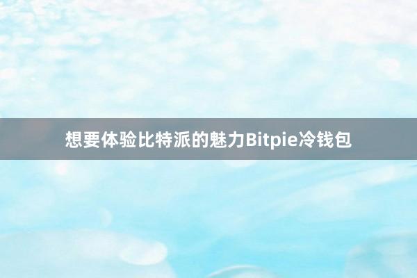 想要体验比特派的魅力Bitpie冷钱包