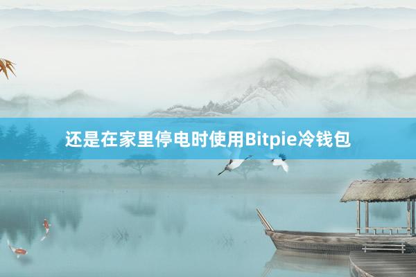 还是在家里停电时使用Bitpie冷钱包